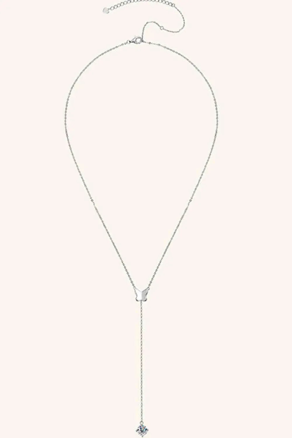 1 Carat Moissanite 925 Sterling Silver Necklace Moissanite - Tophatter Daily Deals