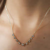 Inlaid Zircon 925 Sterling Silver Necklace Necklaces - Tophatter Daily Deals