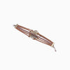 Alloy PU Leather Rope Bracelet Chestnut One Size Bracelets - Tophatter Daily Deals