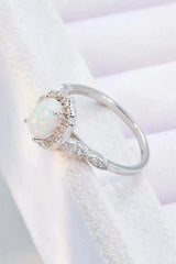 Just For You 925 Sterling Silver Opal Ring Opal - Tophatter Daily Deals
