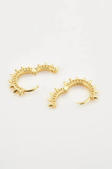 925 Sterling Silver Huggie Earrings Earrings - Tophatter Daily Deals