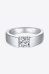 925 Sterling Silver I Carat Moissanite Ring Moissanite - Tophatter Daily Deals