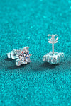 Four Leaf Clover 2 Carat Moissanite Stud Earrings Moissanite - Tophatter Daily Deals