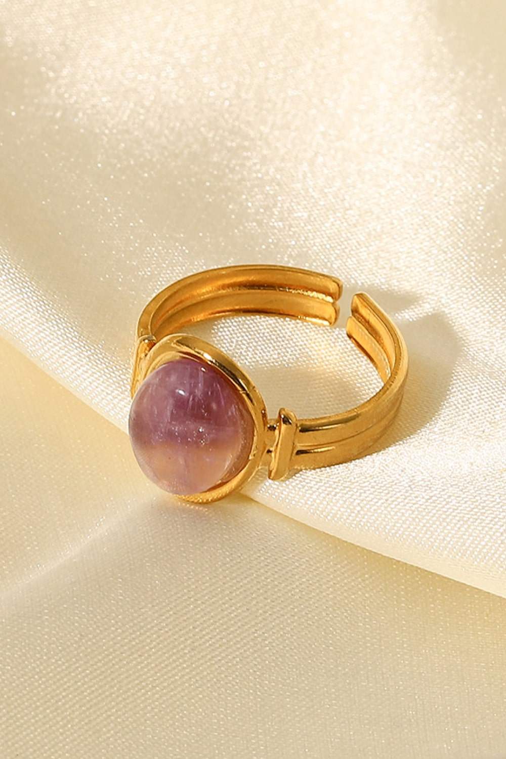 18K Gold Plated Open Ring Rings - Tophatter Daily Deals