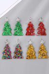 Christmas Tree Acrylic Earrings Earrings - Tophatter Daily Deals