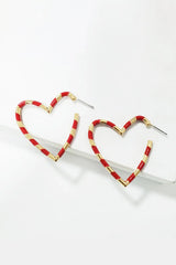 Heart Shape Dangle Earrings Earrings - Tophatter Daily Deals