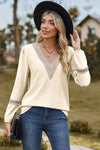 V-Neck Long Sleeve T-Shirt Women's T-Shirts - Tophatter Daily Deals