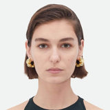 18K Gold-Plated Stainless Steel C-Hoop Earrings Earrings - Tophatter Daily Deals