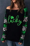 LUCKY Plaid Long Sleeve T-Shirt Women's T-Shirts - Tophatter Daily Deals