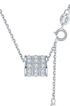 Moissanite 925 Sterling Silver Necklace Moissanite - Tophatter Daily Deals