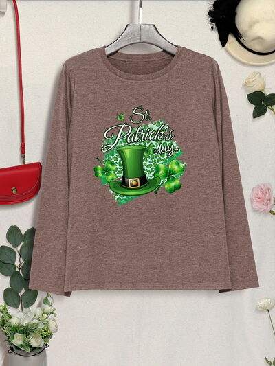 ST. PATRICK'S DAY Round Neck T-Shirt Women's T-Shirts - Tophatter Daily Deals