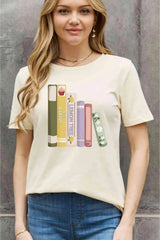 Simply Love Full Size EASY BAKING Graphic Cotton Tee Women's T-Shirts - Tophatter Daily Deals