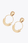 18K Gold-Plated Drop Earrings Earrings - Tophatter Daily Deals