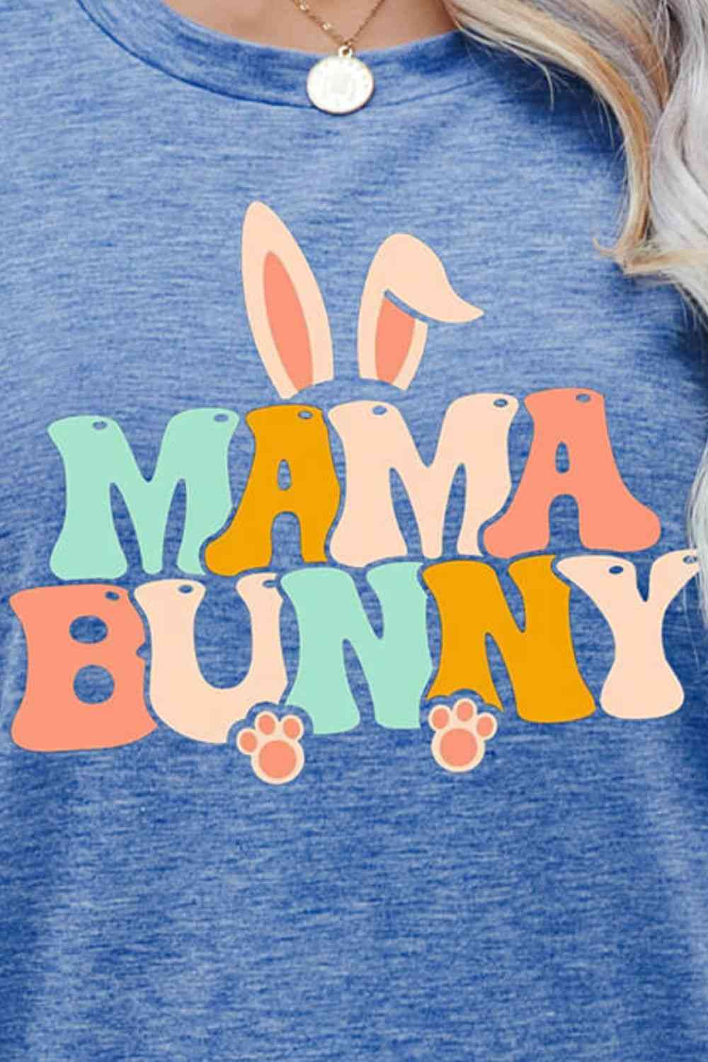 Easter MAMA BUNNY Tee Shirt Women's T-Shirts - Tophatter Daily Deals