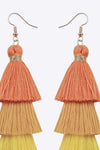 Layered Tassel Earrings Earrings - Tophatter Daily Deals