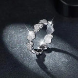Moissanite 925 Sterling Silver Heart Shape Ring Moissanite - Tophatter Daily Deals