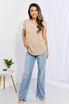 BOMBOM Center Street Sweet Crochet Detail Tulip Sleeve Top Women's T-Shirts - Tophatter Daily Deals