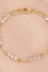 1.8 Carat Moissanite 925 Sterling Silver Bracelet Moissanite - Tophatter Daily Deals