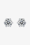 Good Days Ahead Moissanite Stud Earrings - Tophatter Shopping Deals