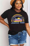 Simply Love Full Size JOSHUA TREE Graphic Cotton Tee Black Women's T-Shirts - Tophatter Daily Deals