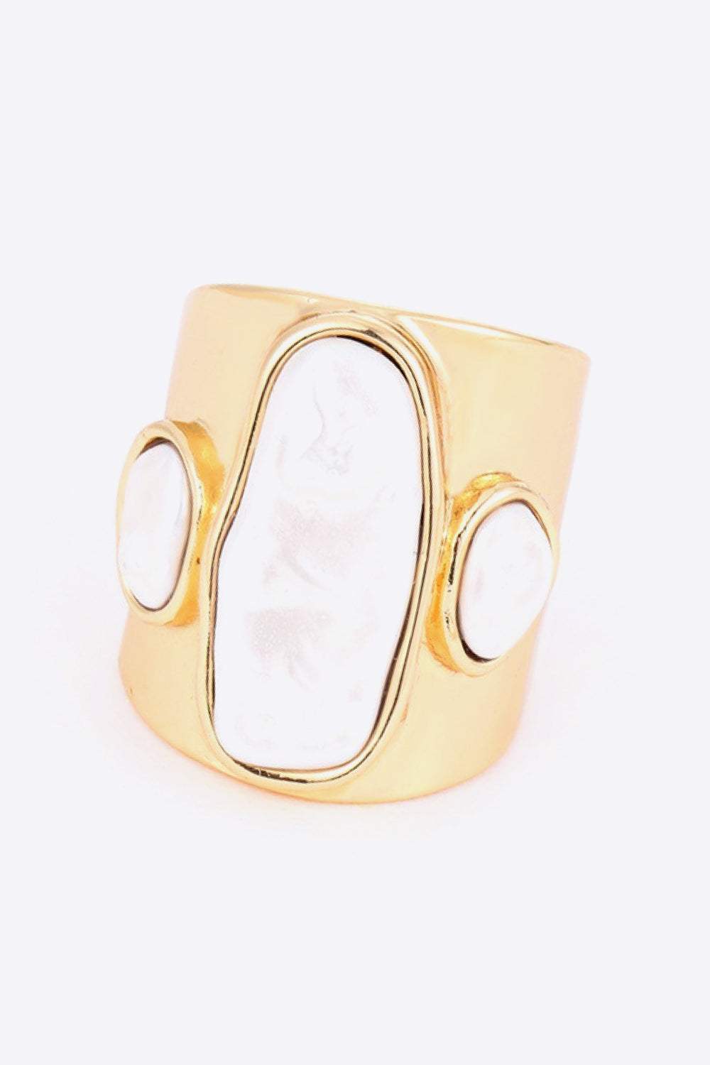 18K Gold-Plated Alloy Ring Rings - Tophatter Daily Deals