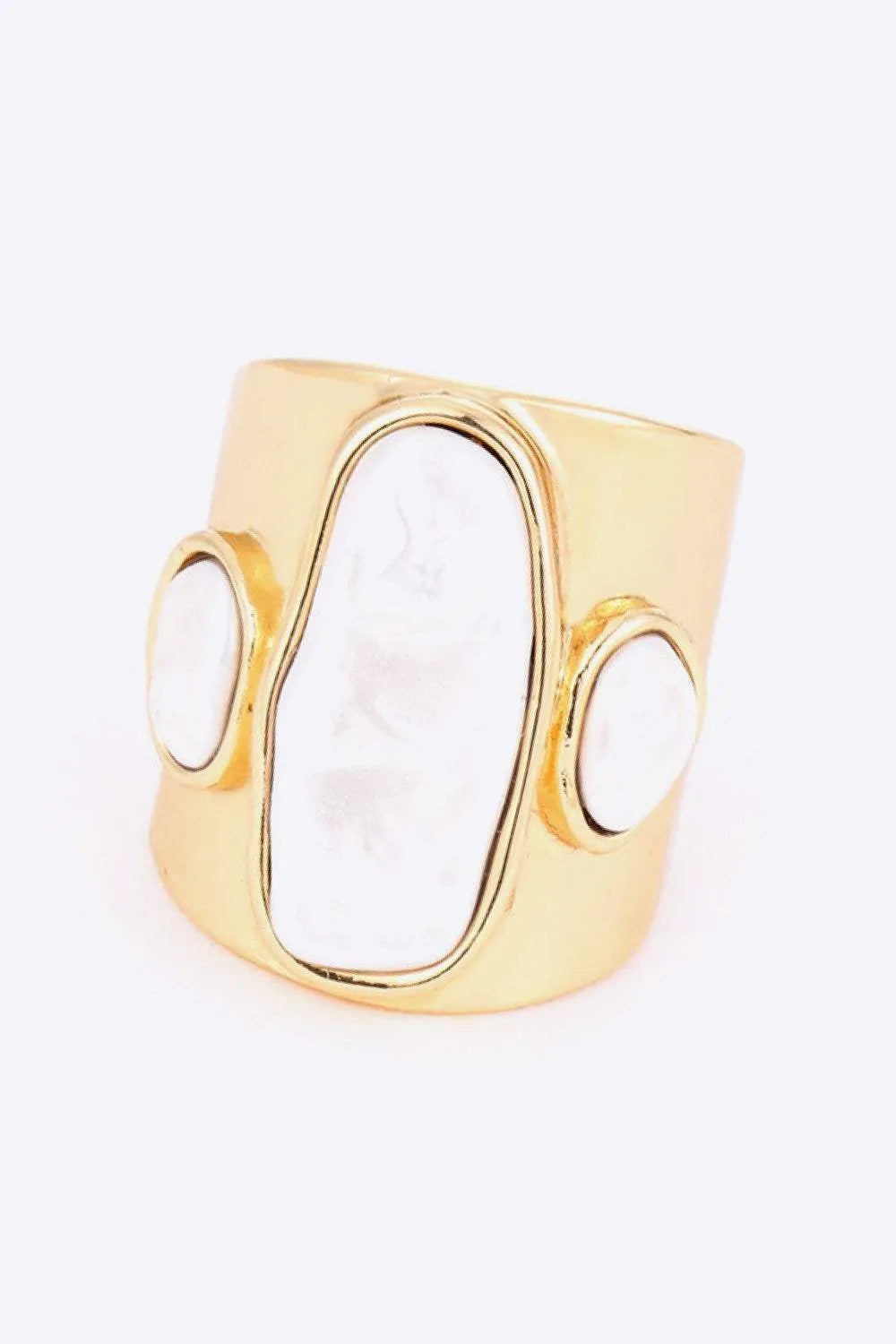18K Gold-Plated Alloy Ring Rings - Tophatter Daily Deals