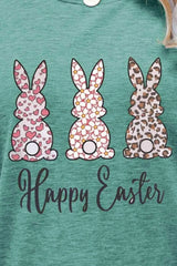 HAPPY EASTER Graphic Short Sleeve Tee Women's T-Shirts - Tophatter Daily Deals