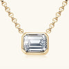 1 Carat Moissanite 925 Sterling Silver Pendant Necklace Moissanite - Tophatter Daily Deals