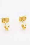 925 Sterling Silver Zircon Stud Earrings Earrings - Tophatter Daily Deals