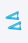 Rhinestone Triangle Copper Earrings Earrings - Tophatter Daily Deals
