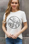 Simply Love Full Size Desert Graphic Cotton Tee Women's T-Shirts - Tophatter Daily Deals