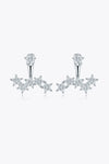 Zircon Star 925 Sterling Silver Single Earring Earrings - Tophatter Daily Deals