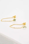 Zircon Star and Moon Mismatched Earrings Earrings - Tophatter Daily Deals