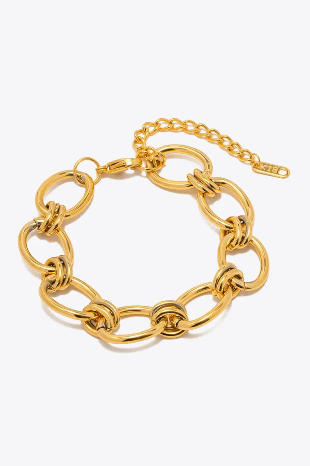 Chunky Chain Stainless Steel Bracelet Bracelets - Tophatter Daily Deals