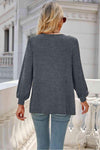 Round Neck Long Sleeve Top Women's T-Shirts - Tophatter Daily Deals