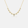 Inlaid Zircon 925 Sterling Silver Necklace Gold One Size Necklaces - Tophatter Daily Deals