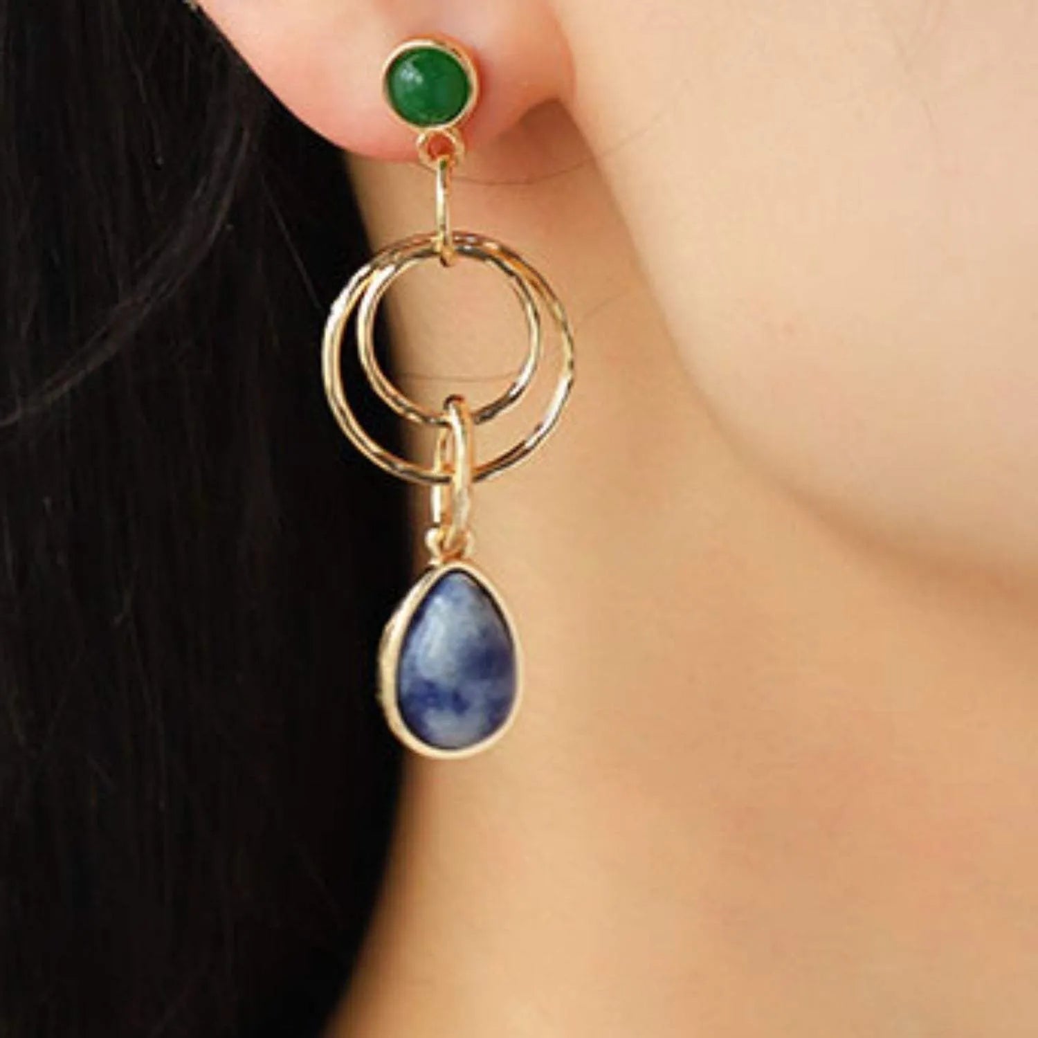 Teardrop Shape Alloy Dangle Earrings Earrings - Tophatter Daily Deals