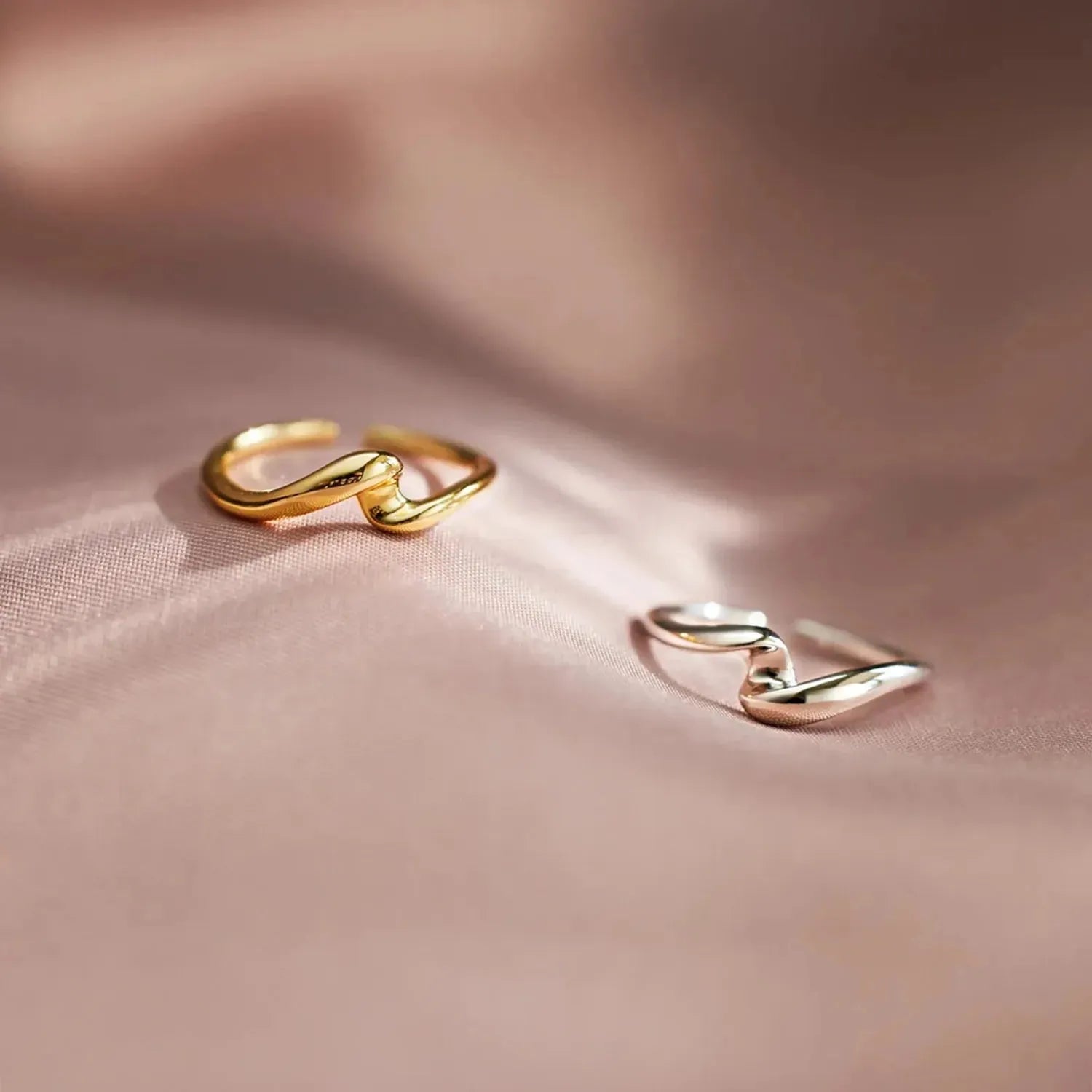 925 Sterling Silver Twisted Open Ring Rings - Tophatter Daily Deals