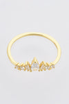 Zircon 925 Sterling Silver Ring Rings - Tophatter Daily Deals