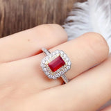 Silver Plated Zircon Ring Silver One Size Rings - Tophatter Daily Deals