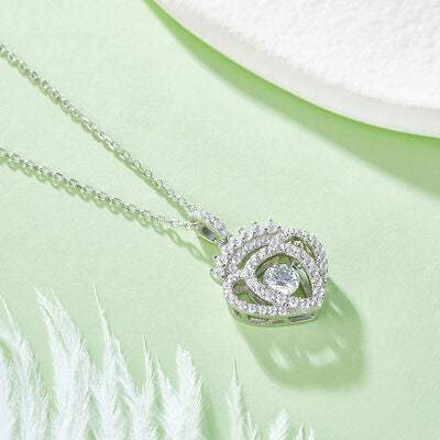 Moissanite 925 Sterling Silver Necklace Moissanite - Tophatter Daily Deals