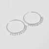 Inlaid Zircon 925 Sterling Silver Earrings Earrings - Tophatter Daily Deals