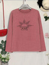 SUNSHINE COFFE Round Neck Long Sleeve T-Shirt Women's T-Shirts - Tophatter Daily Deals