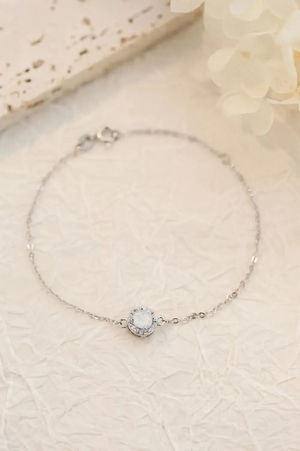 Love You Too Much Opal Bracelet White One Size Opal - Tophatter Daily Deals