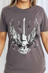 mineB Full Size Eagle Graphic Tee Shirt Women's T-Shirts - Tophatter Daily Deals