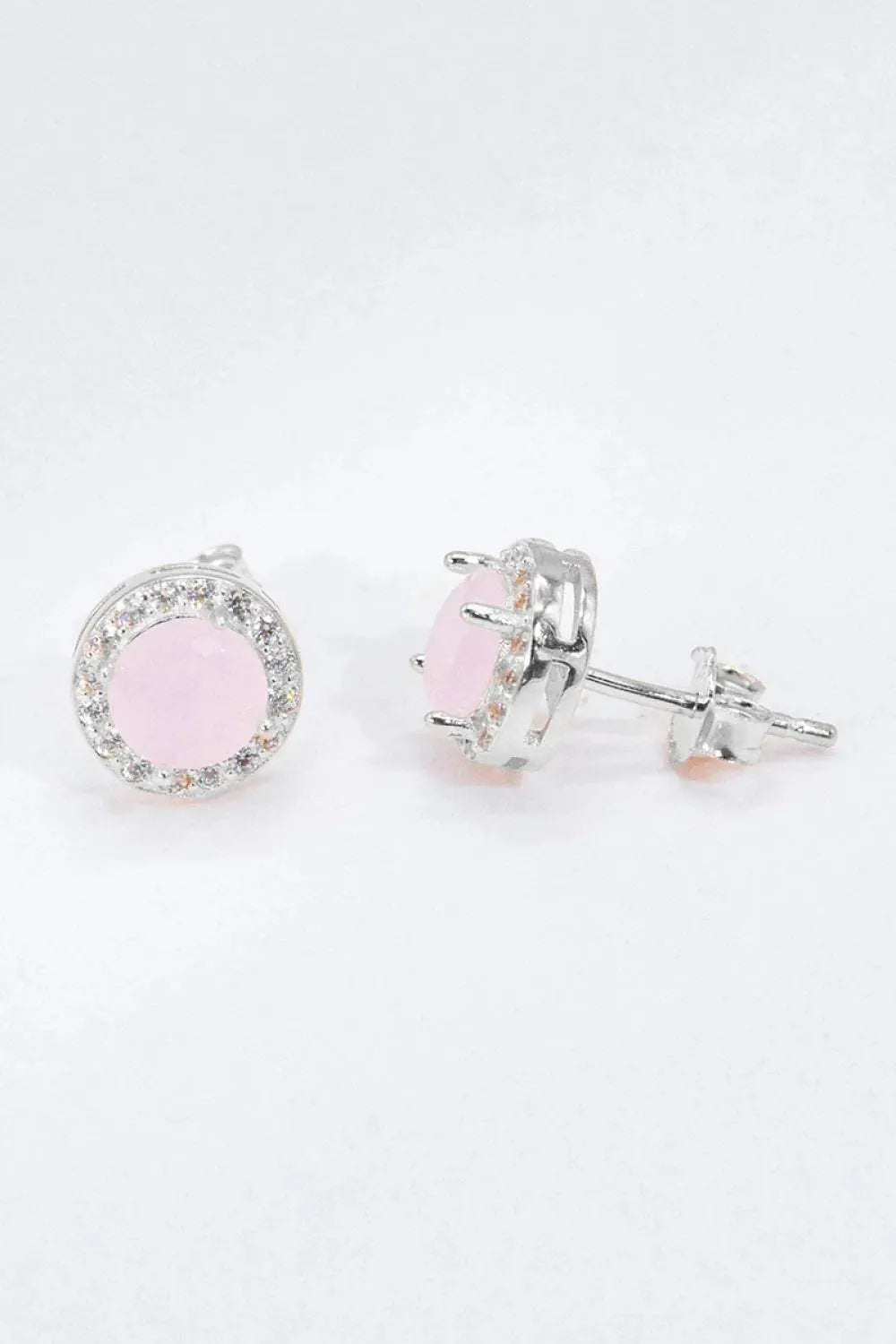 Give It To You 925 Sterling Silver Quartz Earrings Silver One Size Earrings - Tophatter Daily Deals