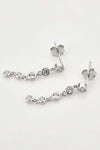 Inlaid Zircon 925 Sterling Silver Earrings Earrings - Tophatter Daily Deals