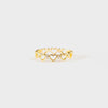 Heart Shape 18K Gold-Plated Ring Gold Rings - Tophatter Daily Deals