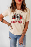 MERRY CHRISTMAS Graphic T-Shirt Women's T-Shirts - Tophatter Daily Deals