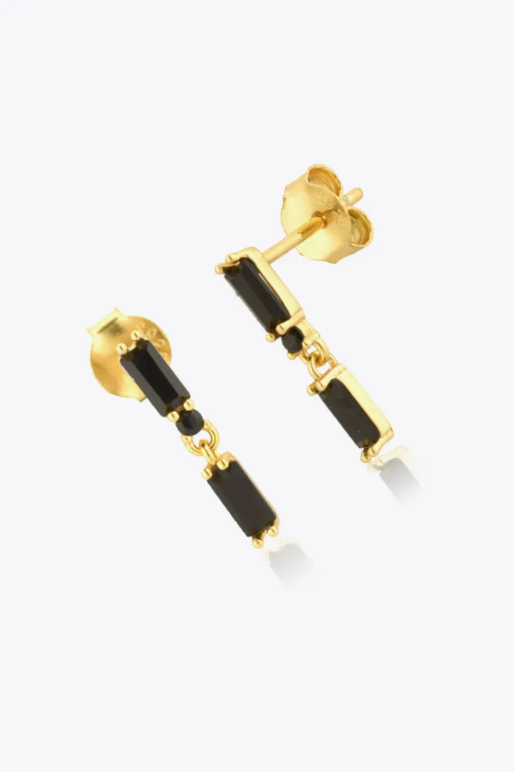 Zircon 925 Sterling Silver Drop Earrings Earrings - Tophatter Daily Deals